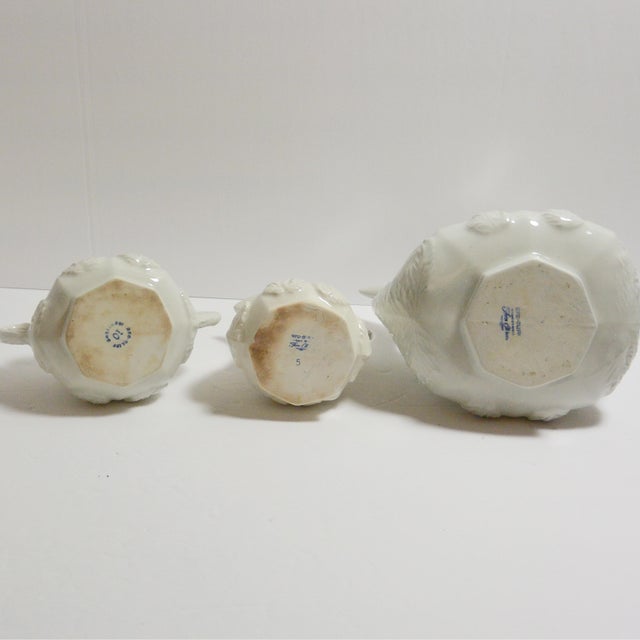 Mid 20th Century Red-Cliff White Ironstone 3-Piece Coffee & Tea Service Set For Sale - Image 9 of 9