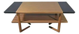 Mid-Century Modern Two-Tiered Coffee Table