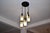 Metal 1960's 6 Light Glass Pendant by Stilnovo For Sale - Image 7 of 12