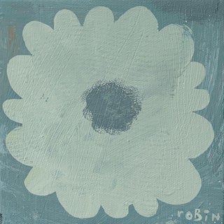 Flower Twenty Three. Mini Painting by Robin Zingone. For Sale
