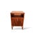 1940s Art Deco Walnut Cabinet with Brass Handle, 1940s For Sale - Image 5 of 9