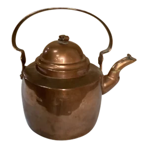 Early 20th Century Swedish Copper Water Kettle