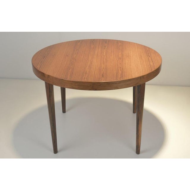 Extendable Table in Pau Ferro Wood from Factory Design, Denmark, 1960s For Sale - Image 9 of 16
