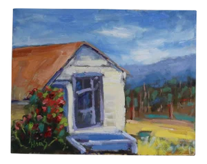 Contemporary Painting Oil Landscape — Connie’s Barn