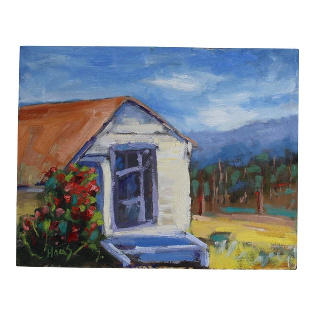 Quiet Places & Journeys — Connie’s Barn (Original Oil Landscape) For Sale