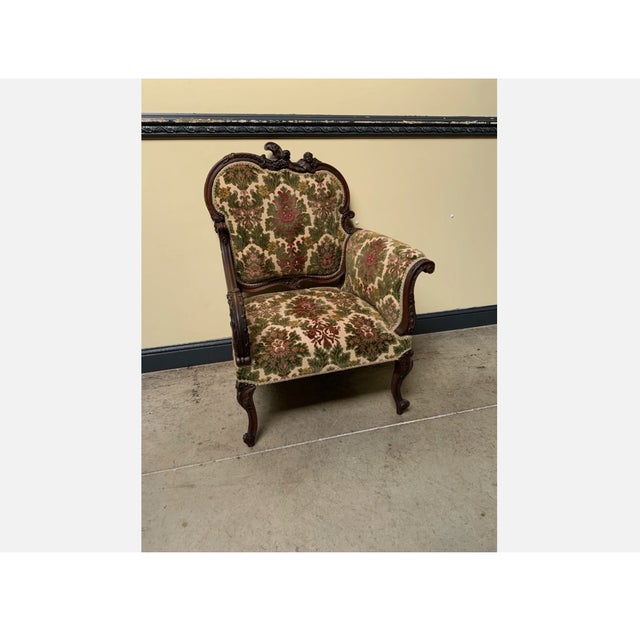 Antique Louis XV Armchair, 1890 For Sale - Image 9 of 13