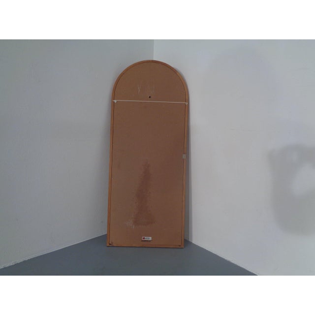 Brown Large Cathedral Teak Mirror by Kai Kristiansen for Vildbjerg Møbelfabrik, Denmark, 1960s For Sale - Image 8 of 14