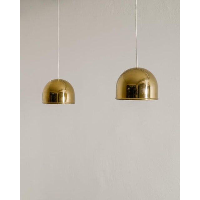 1960s Swedish Mid-Century B-075 Brass Table or Desk Lamps by Eje Ahlgren for Bergboms, 1960s, Set of 2 For Sale - Image 5 of 5
