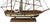 Vintage model ocean ship Galleon Frigate for display. No maker's mark. Wear consistent with age/use; missing or broken...