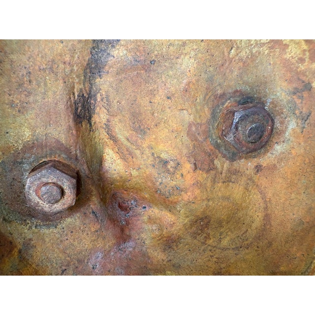 Bronze Antique Patinated Spelter Figure of a Young Laborer With Tool, C. 1900–1920 For Sale - Image 8 of 8