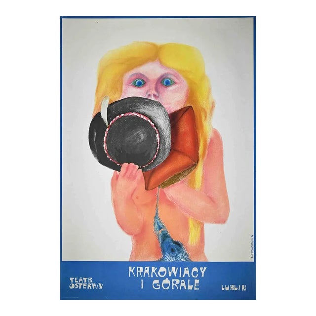 Theatre Osterwy, Vintage Poster, 1974 For Sale