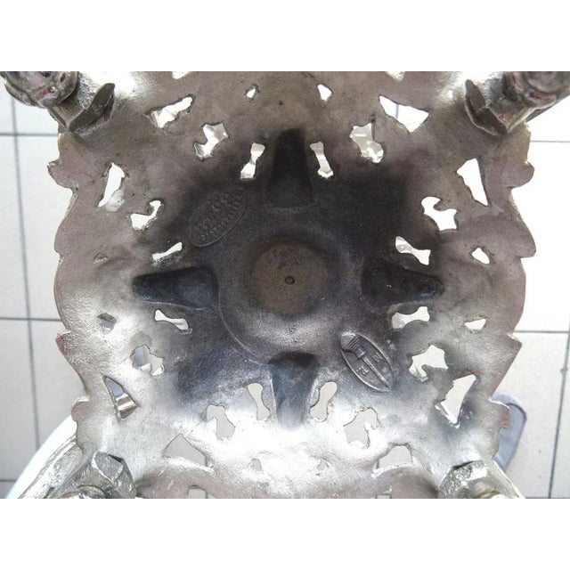 Silver German Silver Plated Table For Sale - Image 8 of 10