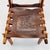 Brown Ecuadorian Dining Chair with Stamped Leather by Angel Pazmino, 1960s For Sale - Image 8 of 11