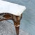 Vintage Marble Top French Provincial Console Table For Sale In West Palm - Image 6 of 8