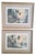 Munir, Tropical Landscapes, 1950s, Watercolors, Framed, Set of 2 For Sale