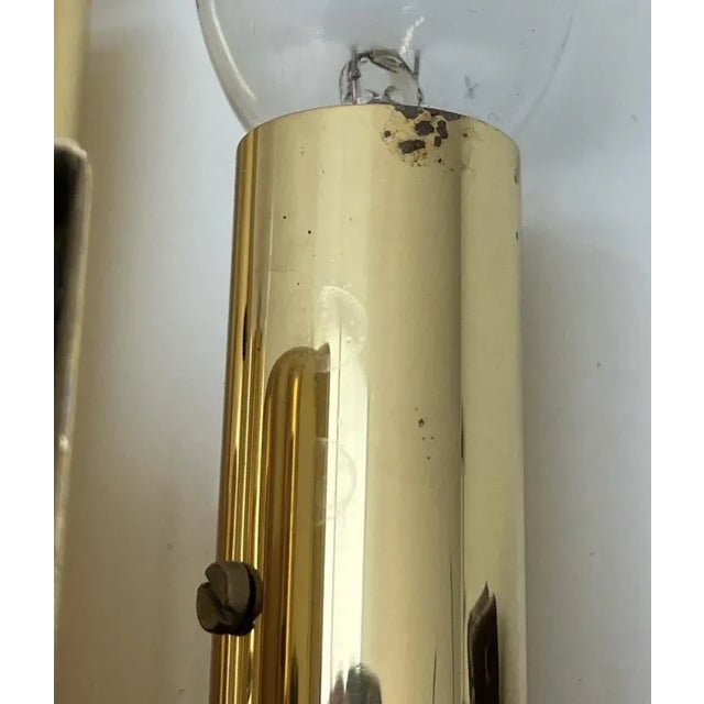 Mid-Century Wall Lamps in the style of Gaetano Sciolari, 1970s, Set of 3 For Sale - Image 10 of 12