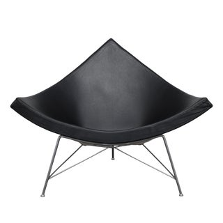 Coconut Lounge Chair in Leather by George Nelson for Vitra, 1955 For Sale