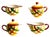 Off-white 1940s Vernon Kilns/Vernonware Homespun Dinnerware, 9 Pieces For Sale - Image 8 of 14