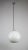 Mid-Century White Glass Pendant Lamp For Sale - Image 4 of 13