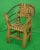 Boho Chic Miniature Adirondack Bench, Armchairs & Table - 4 Piece Set For Sale - Image 3 of 8