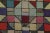 1920s Antique Hooked Rug With Playful Geometric Grid in Multicolor - Rug & Kilim For Sale - Image 5 of 8