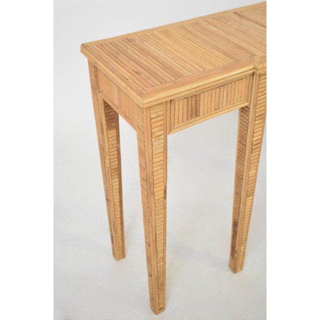 Villandry Rattan Console Table by Barracuda Interiors For Sale - Image 5 of 6