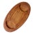 Vintage Mid-Century Large Teak Carving Board For Sale