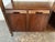 Mid-Century Modern Black Topped Walnut Bar Cart For Sale - Image 9 of 11