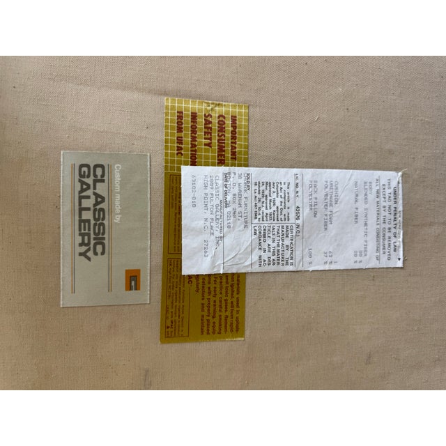 1980’s Postmodern Milo Baughman–Style Sofa by Classic Gallery For Sale - Image 12 of 12