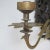 Traditional Mid 19th Century Indo-Portuguese Goan Teak, Brass & Mirrored 1-Arm Candle Wall Sconce For Sale - Image 3 of 6