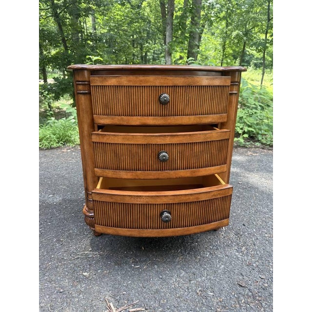 Late 20th Century Pair of Drexel’s Accents Francais Collection Nightstands/ Chest of Drawers For Sale - Image 14 of 17