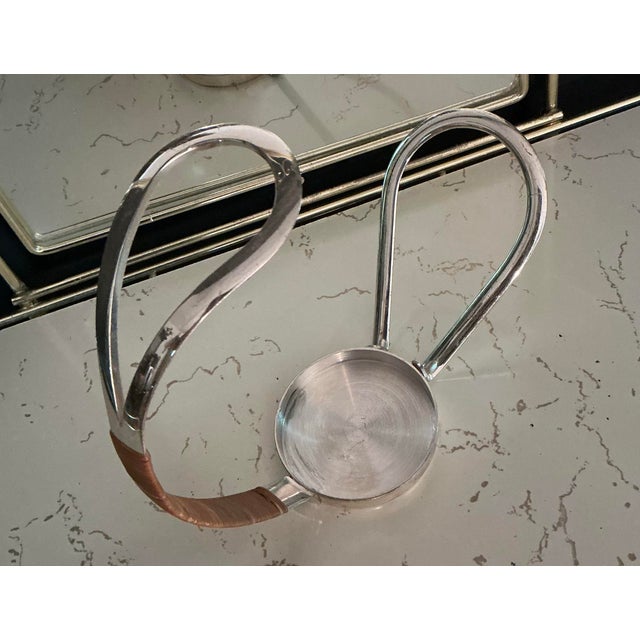 Vintage Silver-Plated Wine Bottle Holder/Caddy by Eisenberg Lozano Germany, Circa 1960s For Sale - Image 12 of 12