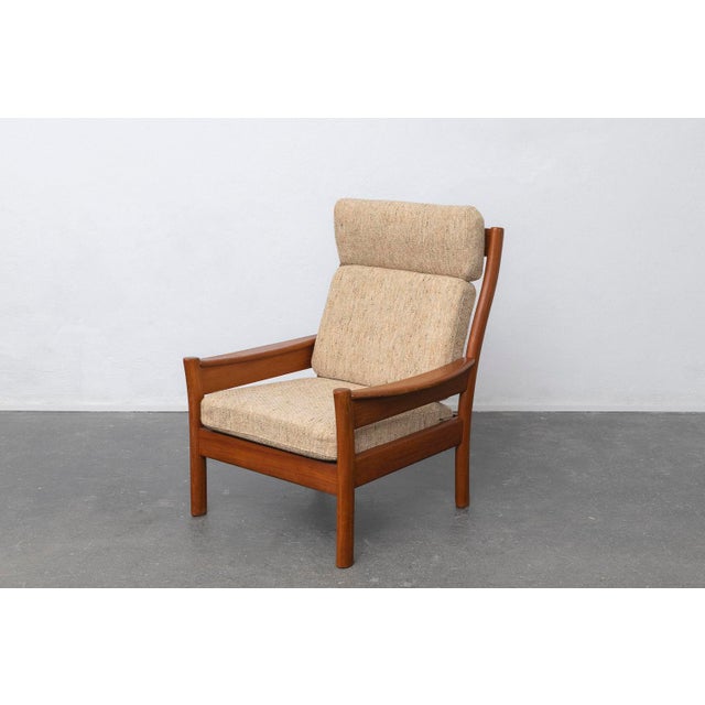 Wood Vintage Lounge Chair in Teak from Dyrlund, 1960s For Sale - Image 7 of 7