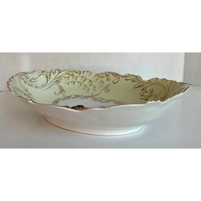 Late 19th Century Antique German Hand-Painted Portrait Porcelain Plate For Sale - Image 5 of 12