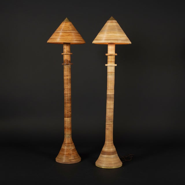 Designed by Bill Parry for Rattanology. The Capri Floor Lamp is rattan resolved into its most considered form — tall,...