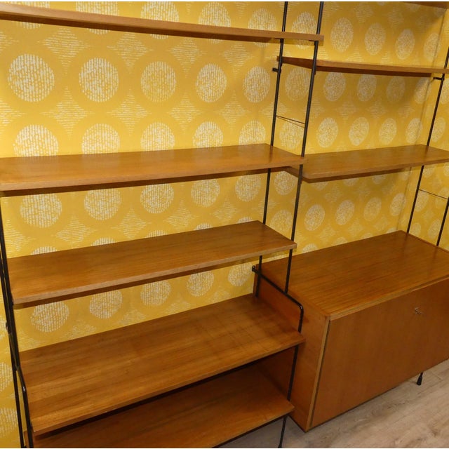 Mid-Century String Ladder Shelving System by Ernst Dieter Hilker for Omnia For Sale - Image 12 of 18