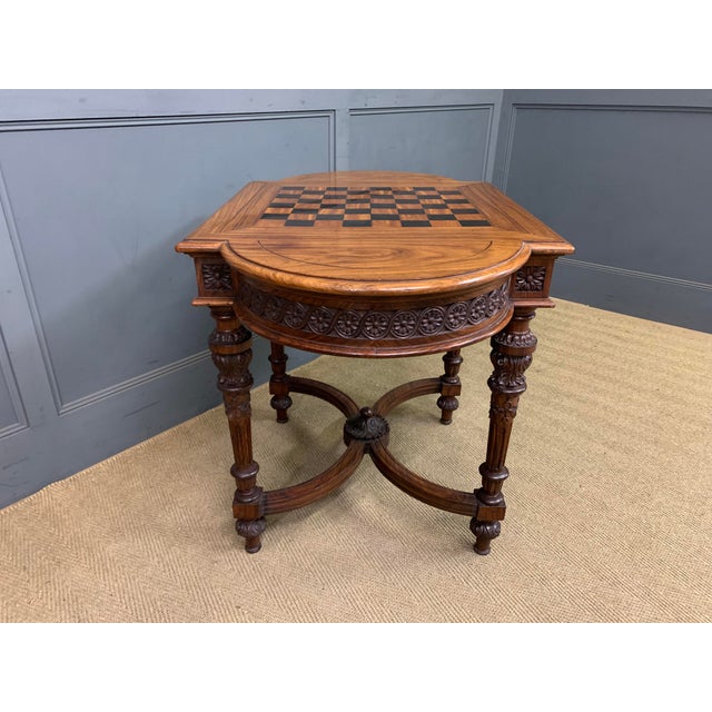 Aglo-Indian Rosewood Chess Top Table, 1875 For Sale - Image 13 of 17