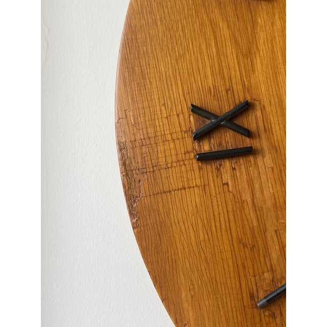 Vintage Mid Century George Nelson #4758 Wall Clock For Sale - Image 9 of 10