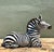 Contemporary Vintage Italian Glazed Ceramic Zebra For Sale - Image 3 of 12