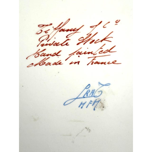 Tiffany & Co Hand Painted Serving Plate For Sale - Image 9 of 9