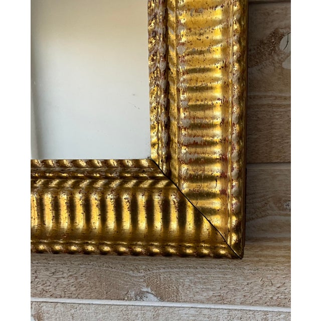 Antique French Giltwood Mirror with Original Glass, 1850 For Sale - Image 4 of 9