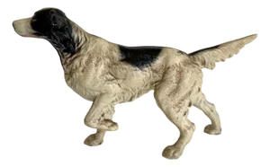 Early 1900's Cast Iron Hunting Pointer Dog Doorstop