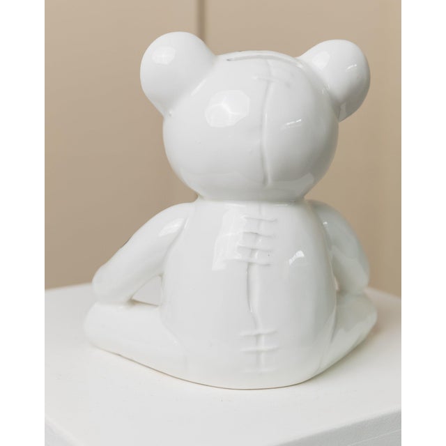 Vintage Ceramic Money Box in Teddy Bear Shape, Italy, 1980s For Sale - Image 5 of 10