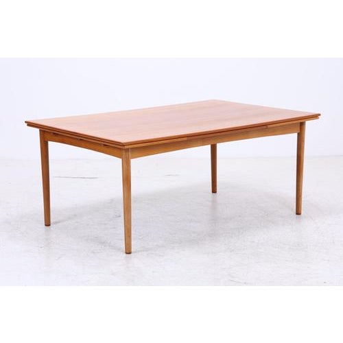 Vintage Extendable Teak Dining Table For Sale - Image 13 of 16