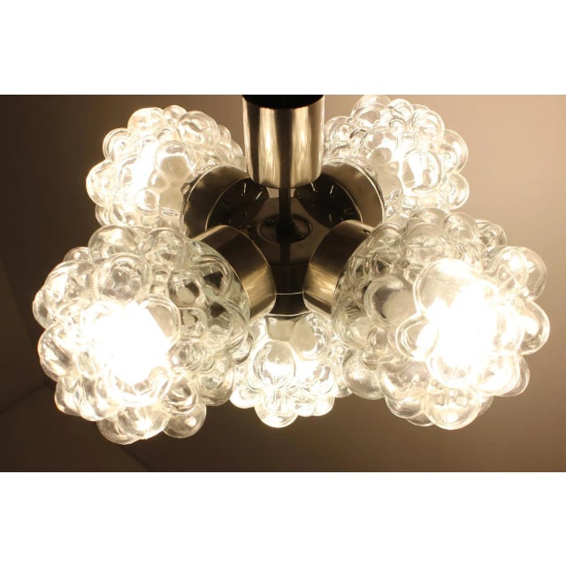 Vintage Raspberry Chandelier for Kamenický Šeno, 1970 For Sale - Image 9 of 12