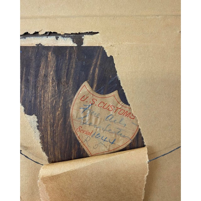 Paint Late 19th to Early 20th Century European Landscape W/ Cattle Oil Painting For Sale - Image 7 of 8