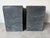 Vintage Coastal Pencil Reed Rattan Nightstands With Blackwashed Finish – Pair For Sale - Image 9 of 13