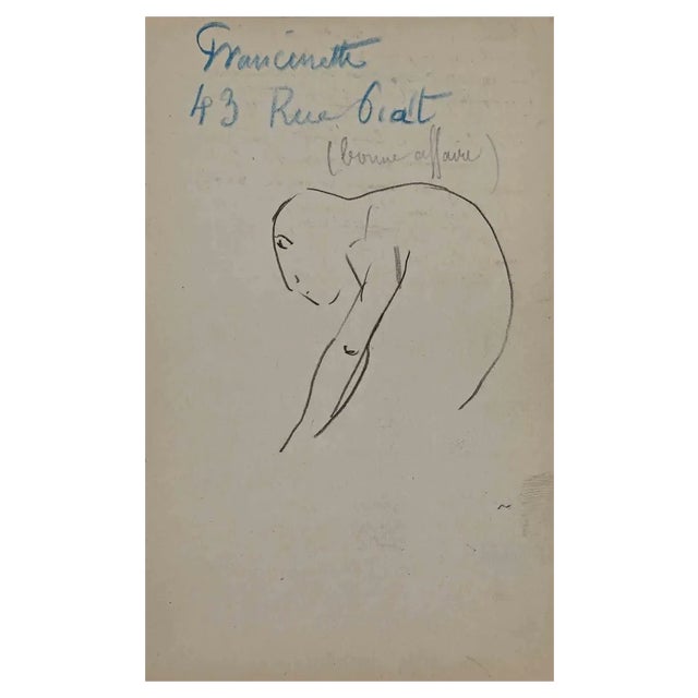 Pierre Georges Jeanniot, Figure, Original Drawing, Early 20th-Century For Sale