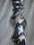 Metal Vintage Large English Traditional Barley Twist Silver Tone Candlesticks, a Pair For Sale - Image 7 of 11