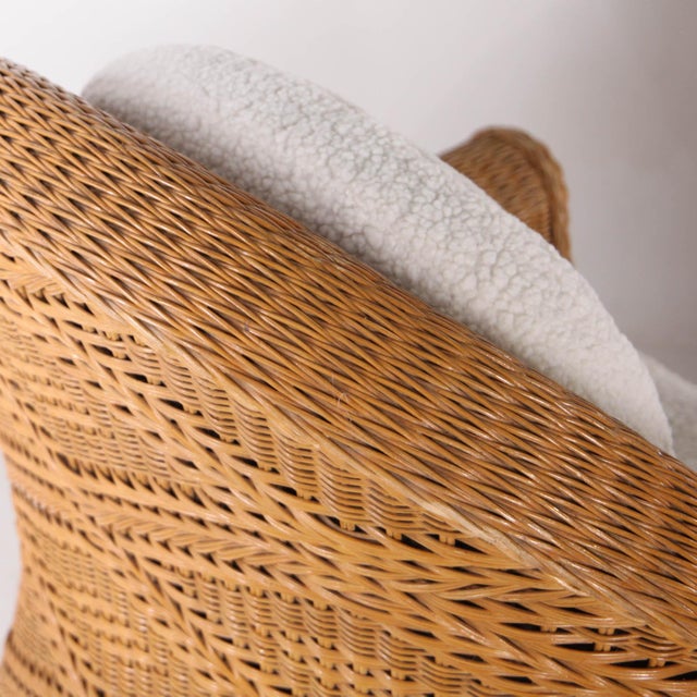 Vintage Wicker Armchairs, 1970s, Set of 2 For Sale - Image 17 of 18